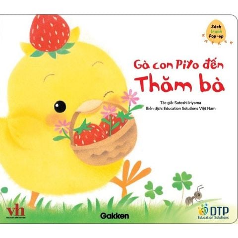 Gà con Piyo đến Thăm bà - Sách tranh Pop-up