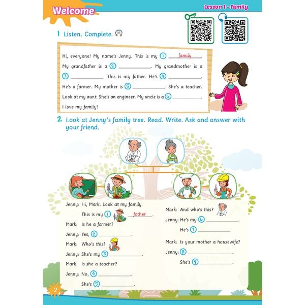 Bài tập Bổ trợ Tiếng Anh 4 Extra and Friends