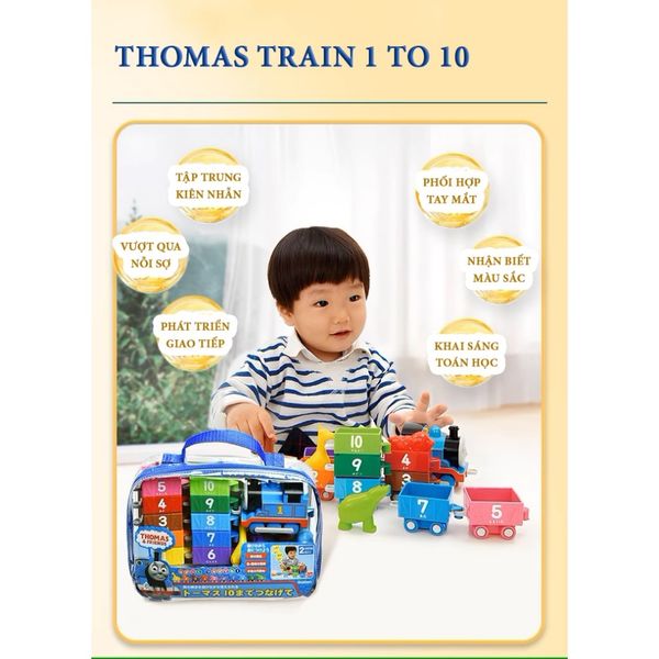 Bộ đồ chơi Xe lửa Thomas - Đếm số 1 đến 10