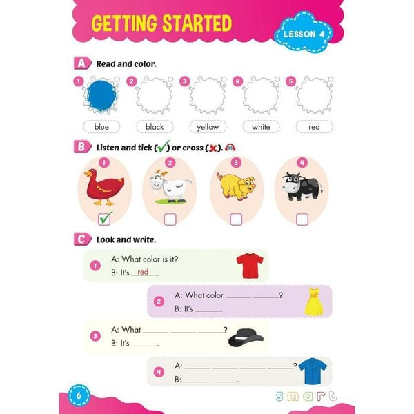 Bài tập bổ trợ Tiếng Anh 3 i-Learn Smart Start