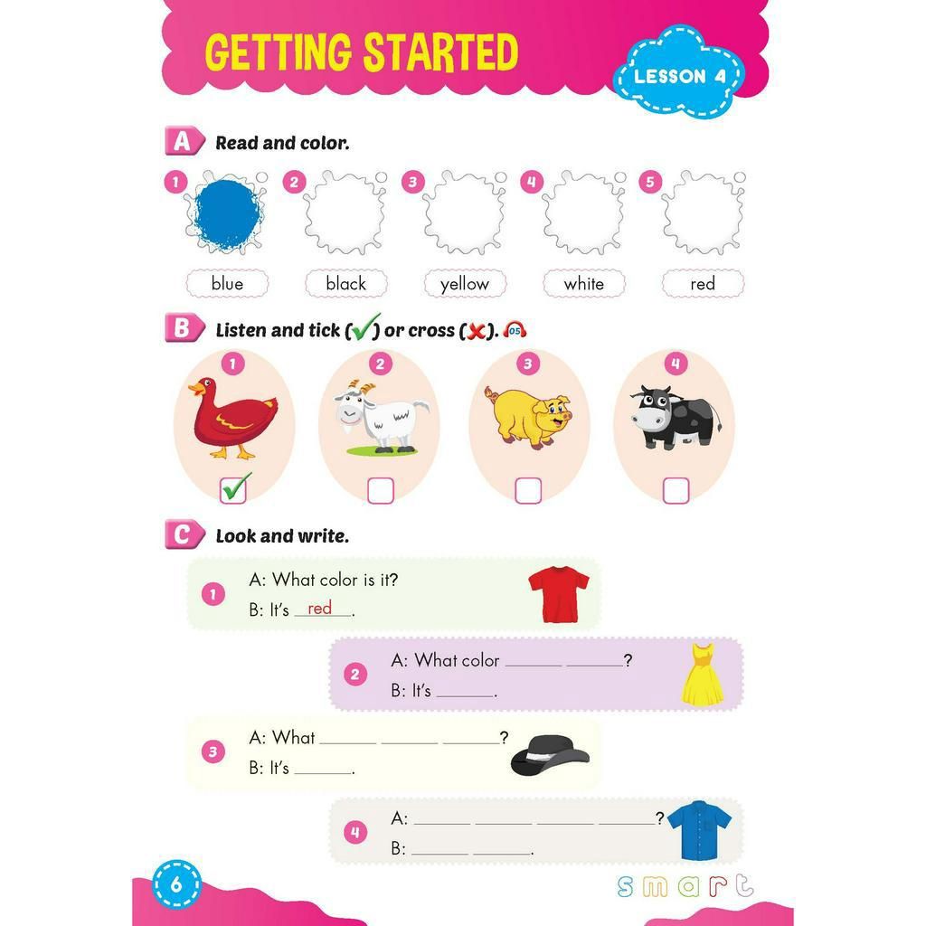 Bài tập bổ trợ Tiếng Anh 3 i-Learn Smart Start