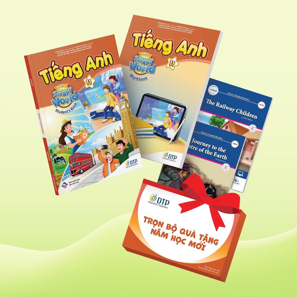 E-voucher - Gói Edufun Premium lớp 11 + [Bộ quà tặng SGK i-Learn smart World + 2 truyện đọc]