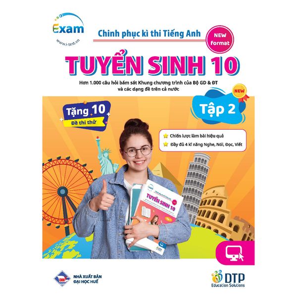 Dtpboosk - Trọn bộ ôn tập và bộ đề thi thử Tuyển sinh 10 môn Tiếng Anh