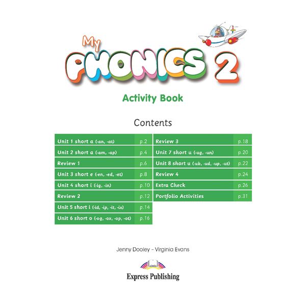 My Phonics 2 Activity Book (Int) With Crossplatform Application