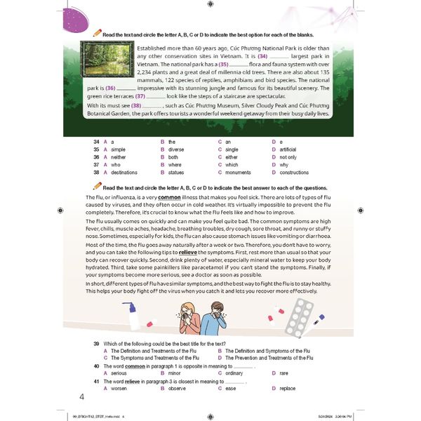 Bài tập Bổ trợ Tiếng Anh 12 Bright