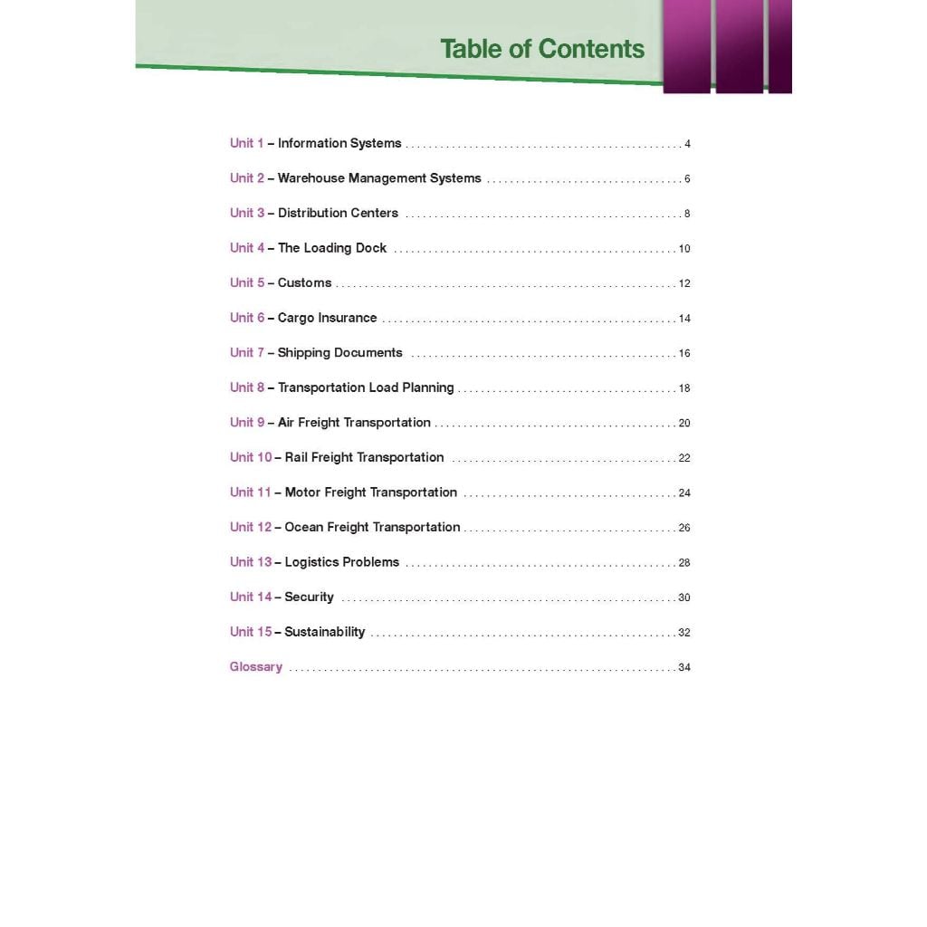 Career Paths Logistics (Esp) Student