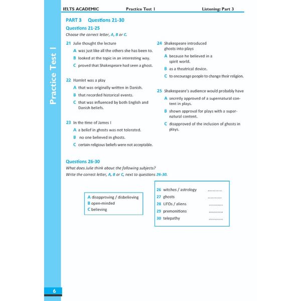IELTS in Depth 3 (6.5 - 7.5+) - 6 Pratice Tests