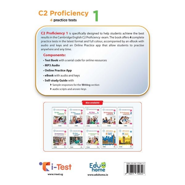 C2 Proficiency 1 with 4 Practice Tests - Latest Format