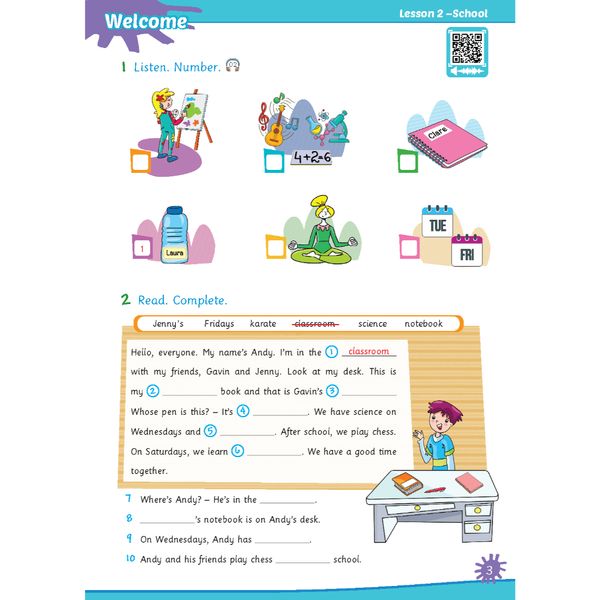 Bài tập Bổ trợ Tiếng Anh 5 Extra and Friends