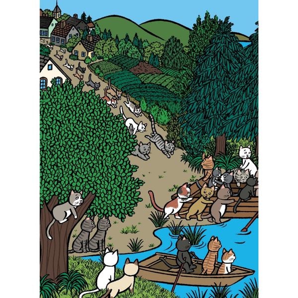 Sợi len đỏ và 100 chú mèo - Tủ sách nuôi dưỡng tâm hồn