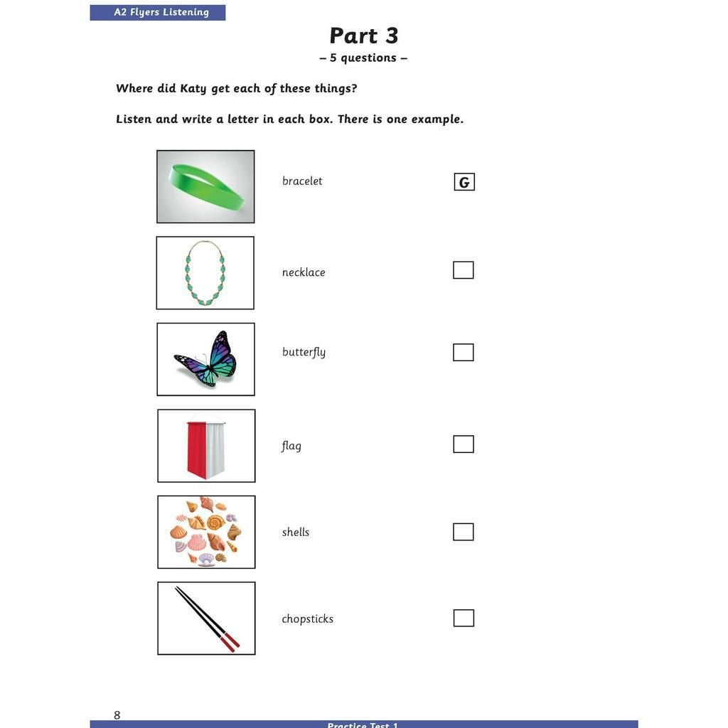CYLET A2 Flyers - Practice Tests 1-5
