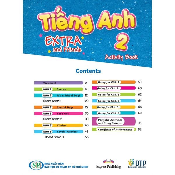 Tiếng Anh 2 Extra and Friends pack (SB, WB, Notebook)