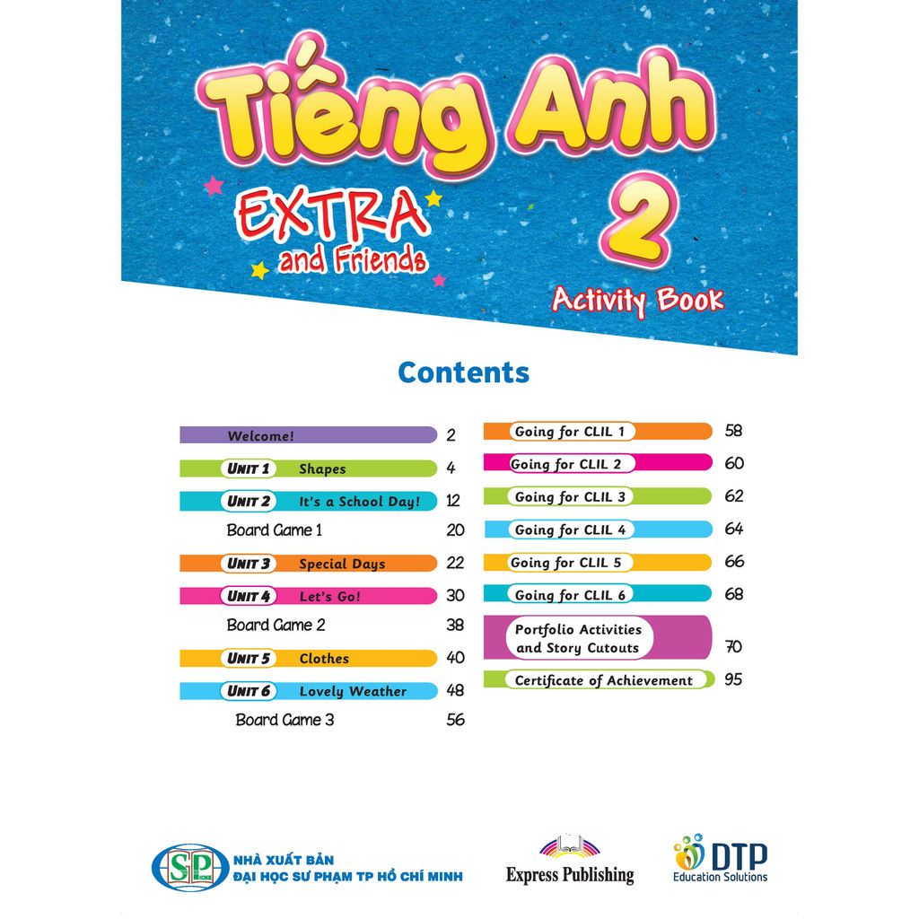 Tiếng Anh 2 Extra and Friends pack (SB, WB, Notebook)