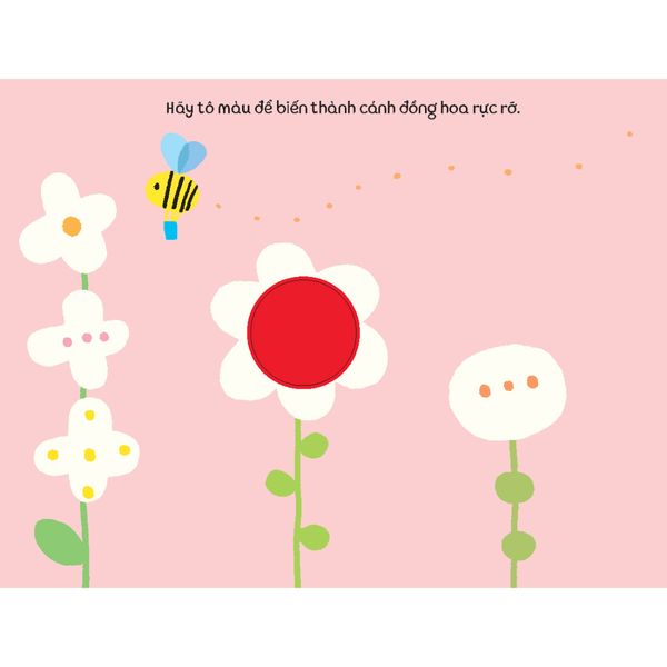 Hình Vẽ Tròn Xoe - Tủ sách vui để học - Sách tô màu - Dòng sách cầm tay - Tủ sách Ehon cho bé