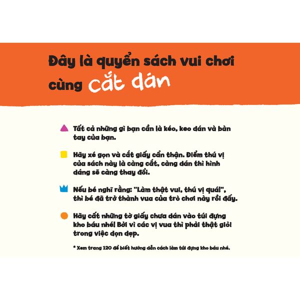 Cắt Dán Thật Vui! - Tủ sách vui để học - Tủ sách Ehon cho bé