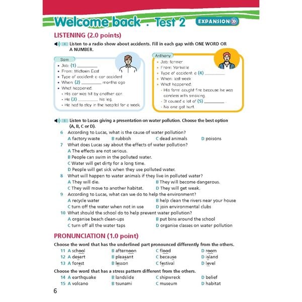 Bài tập Bổ trợ Tiếng Anh 9 Right On!