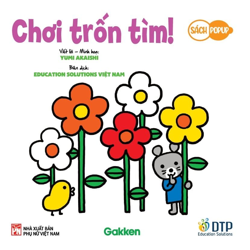 Chơi trốn tìm - Sách Pop-up - Tủ sách Ehon cho bé