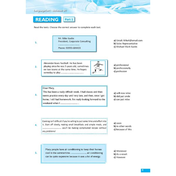 Succeed in LanguageCert B1 Achiever - 6 Pratice Tests