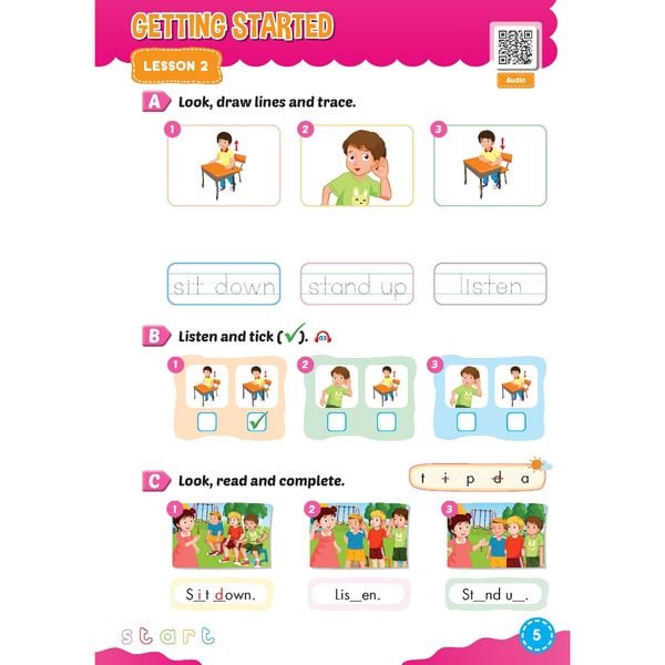 Bài tập Bổ trợ Tiếng Anh 1 i-Learn Smart Start
