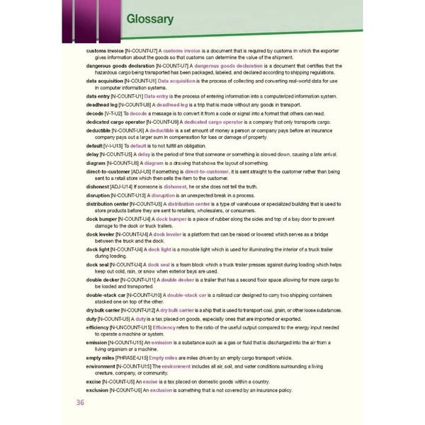 Career Paths Logistics (Esp) Student