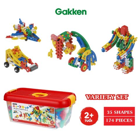 Bộ đồ chơi lắp rắp Gakken New Block _ Variety set