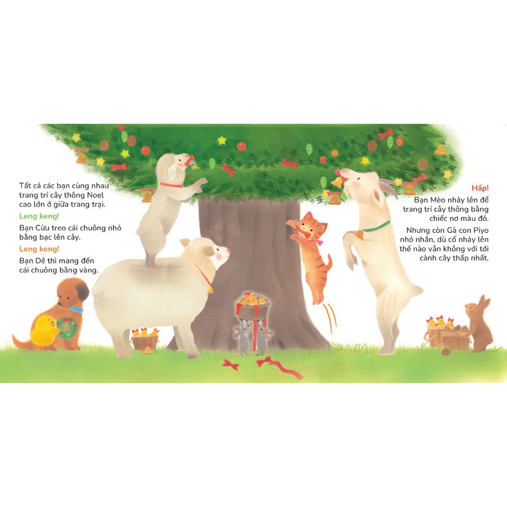 Dtpbooks - Gà con Piyo Chúc mừng giáng sinh