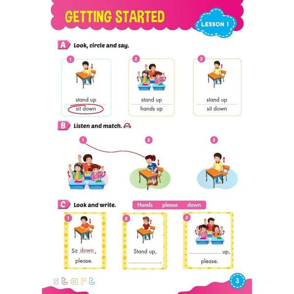 Bài tập bổ trợ Tiếng Anh 3 i-Learn Smart Start