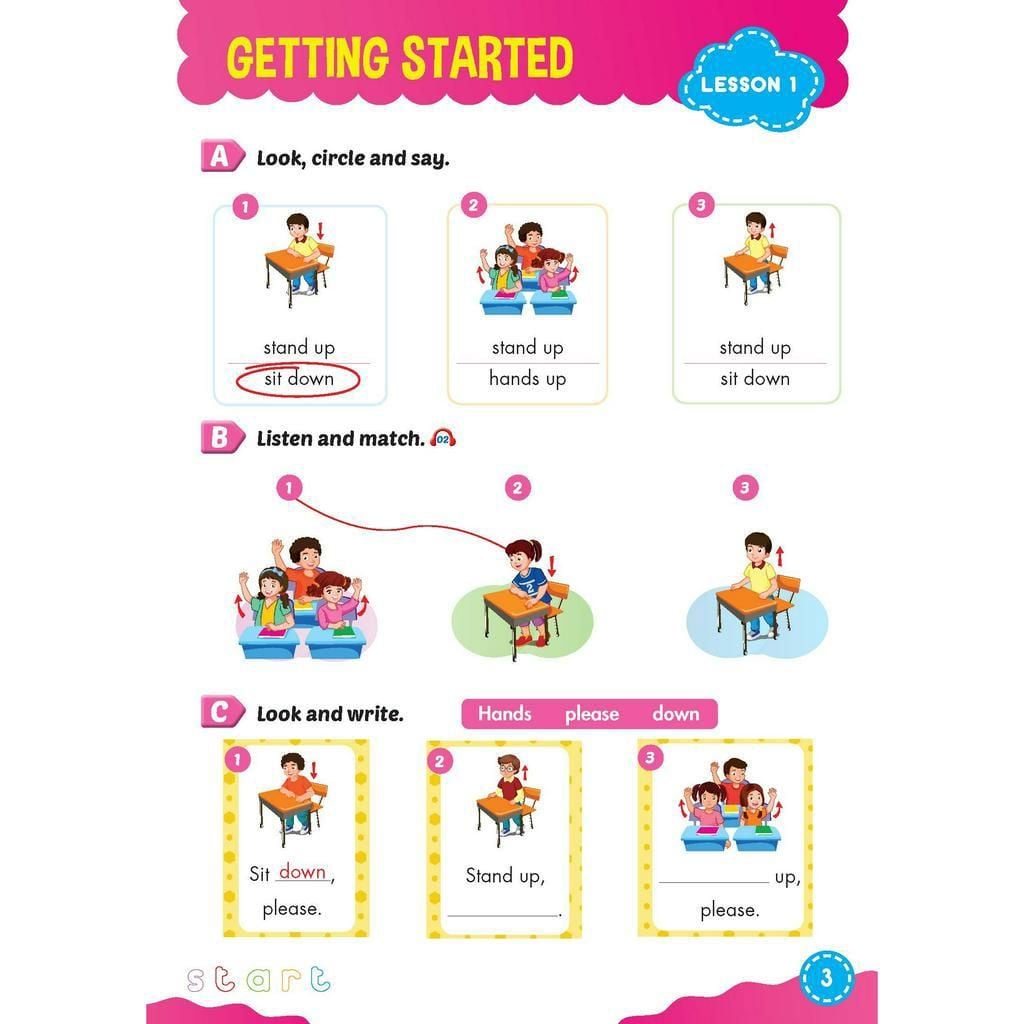 Bài tập bổ trợ Tiếng Anh 3 i-Learn Smart Start
