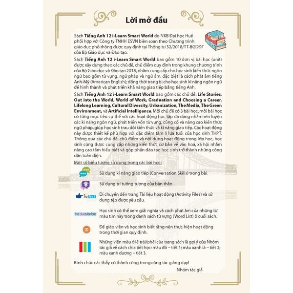 Tiếng Anh 12 i-Learn Smart World - Teacher