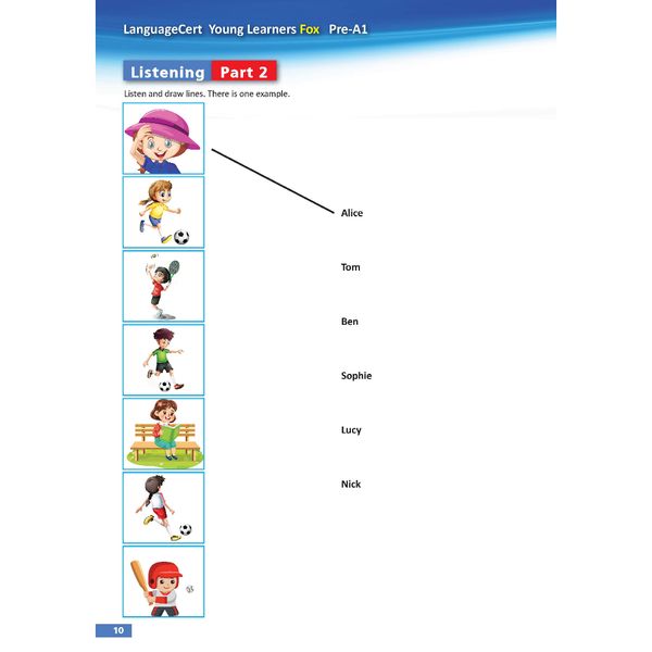 Succeed in LanguageCert Young Learners FOX 1 - 6 Practice Tests - Pre A1