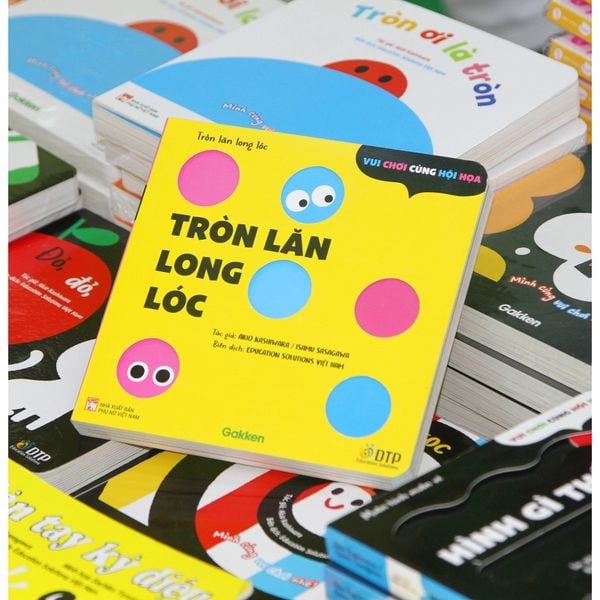 Tròn lăn long lóc - Vui chơi cùng hội họa - Tủ sách Ehon cho bé