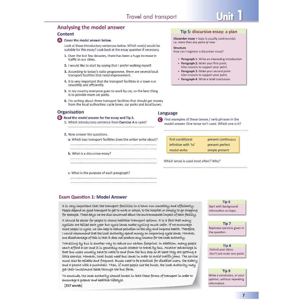 Writing success Advanced level C1-C2