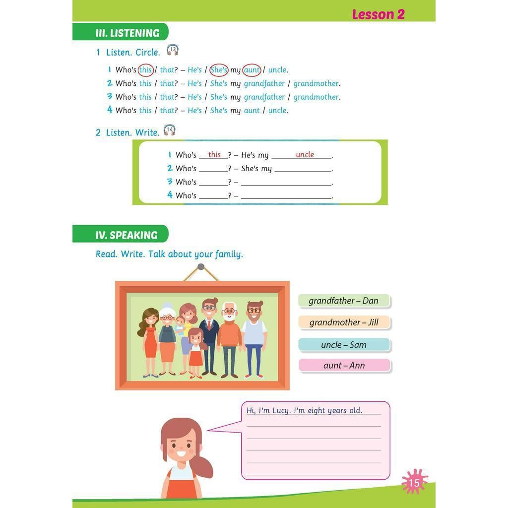 Bài tập bổ trợ Tiếng Anh 3 Extra and Friends