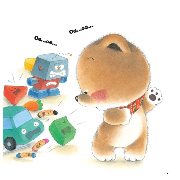 Dọn dẹp đồ chơi - Tủ sách Ehon cho bé - Sách tranh Ehon Gấu con Kuma