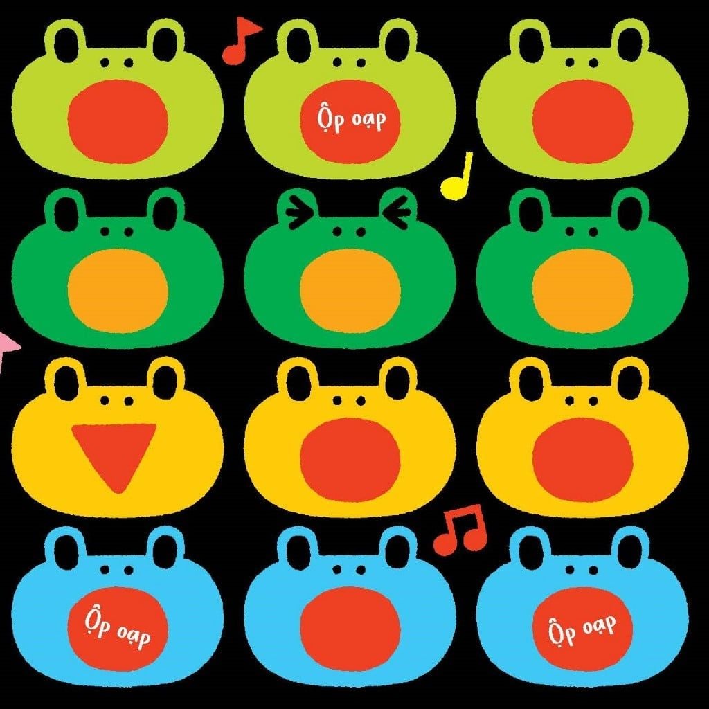 Ộp oạp, ộp oạp! Màu xanh - Mình cùng vui chơi nhé! - Tủ sách Ehon cho bé