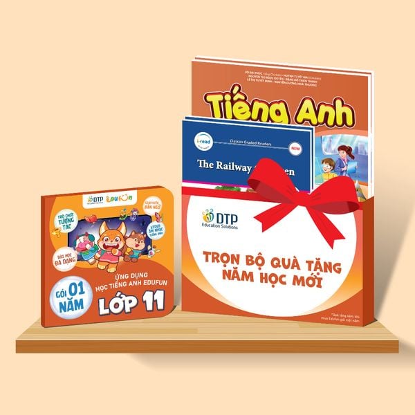 E-voucher - Gói Edufun Premium lớp 11 + [Bộ quà tặng SGK i-Learn smart World + 2 truyện đọc]