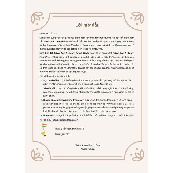 Học tốt Tiếng Anh 7 i-Learn Smart World
