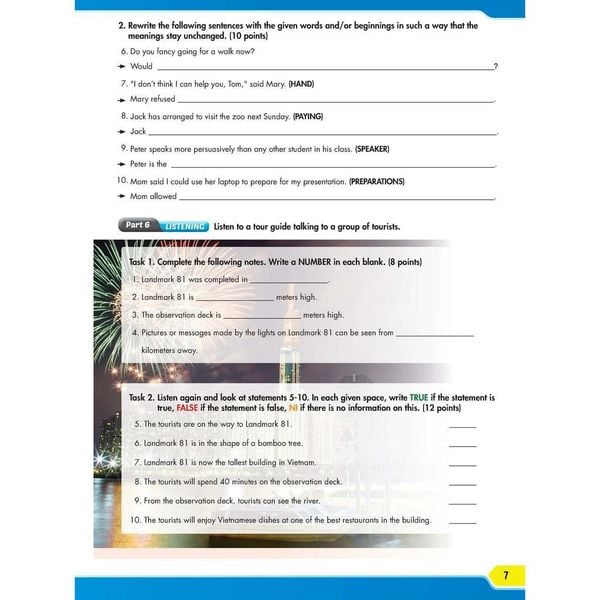 Practice Test Grade 9