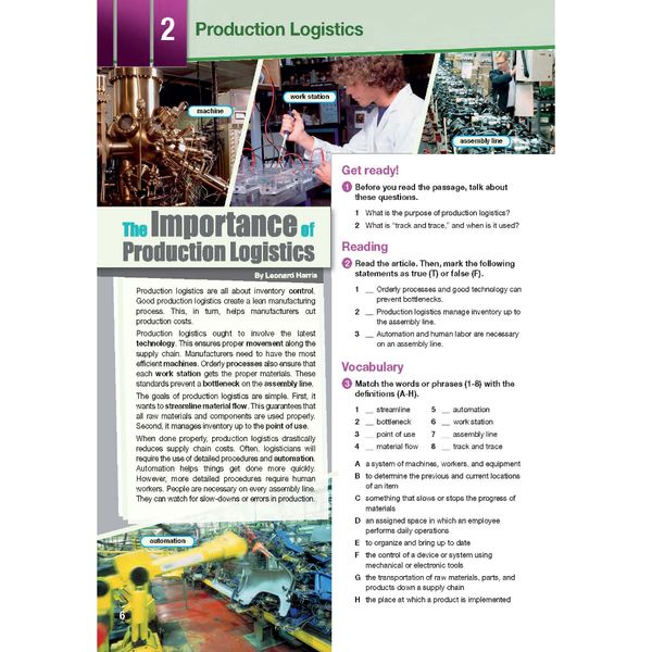 Career Paths Logistics (Esp) Student