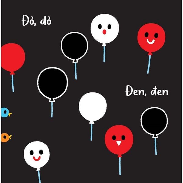 Đỏ, đỏ, đen, đen - Mình cùng vui chơi nhé! - Tủ sách Ehon cho bé