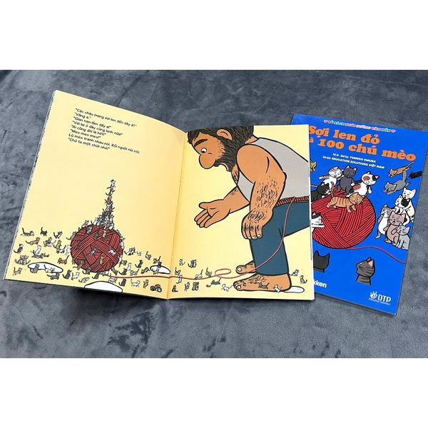 Sợi len đỏ và 100 chú mèo - Tủ sách nuôi dưỡng tâm hồn