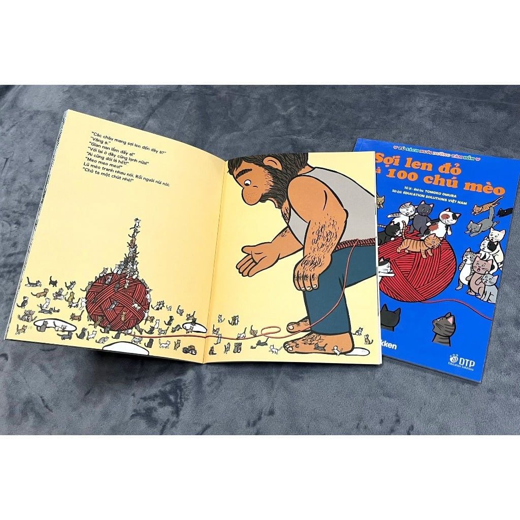 Sợi len đỏ và 100 chú mèo - Tủ sách nuôi dưỡng tâm hồn