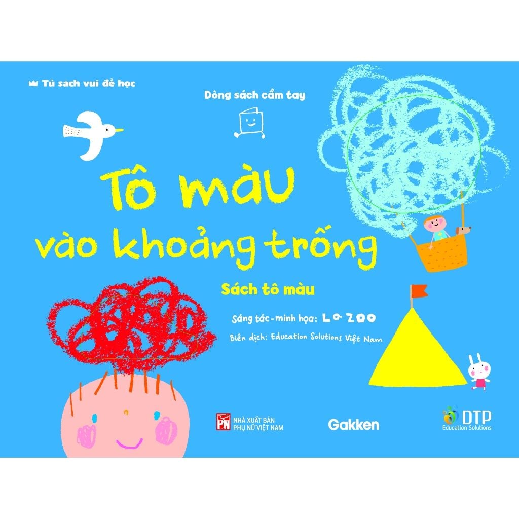 Tô Màu Vào Khoảng Trống - Tủ sách vui để học - Sách tô màu - Dòng sách cầm tay
