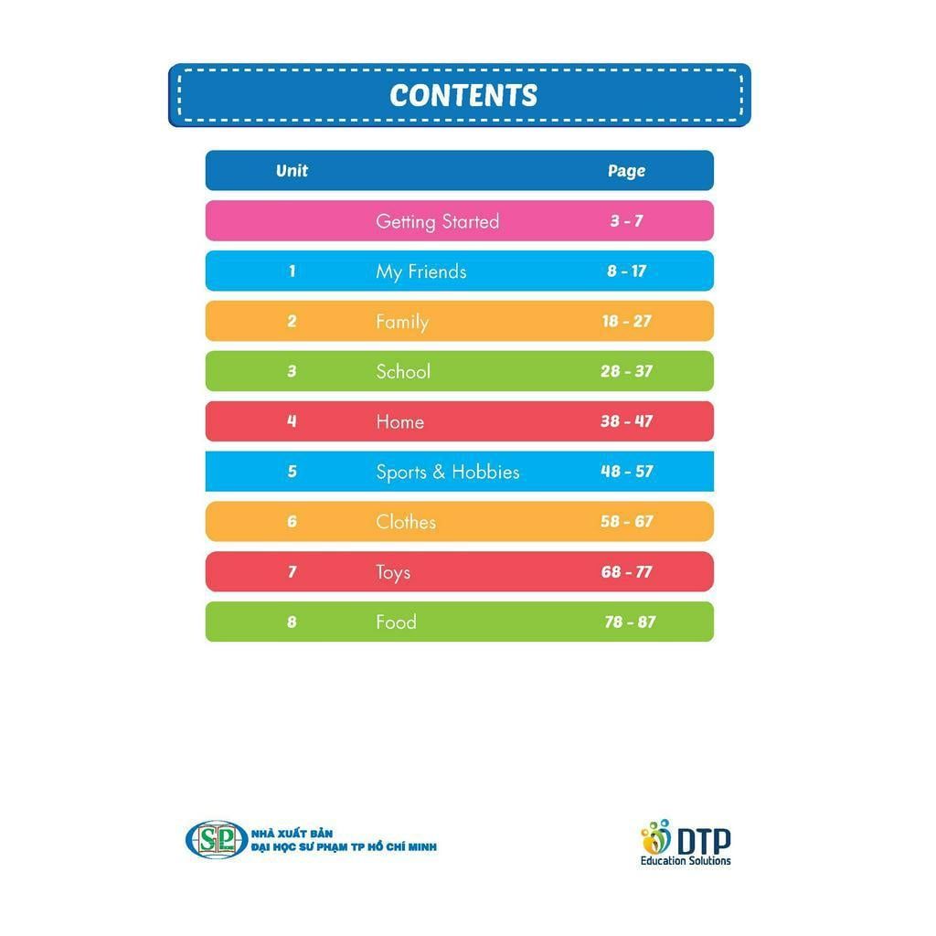 Tiếng Anh 3 i-Learn Smart Start Workbook