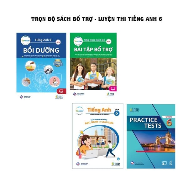 Trọn bộ sách bổ trợ luyện thi tiếng anh 6