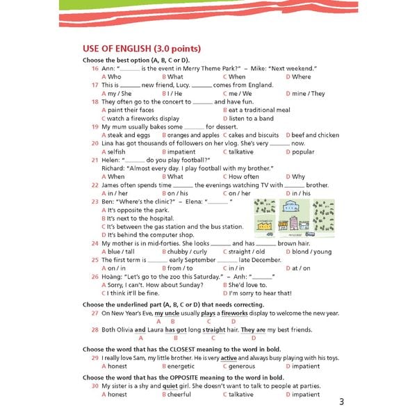 Bài tập Bổ trợ Tiếng Anh 8 Right On!