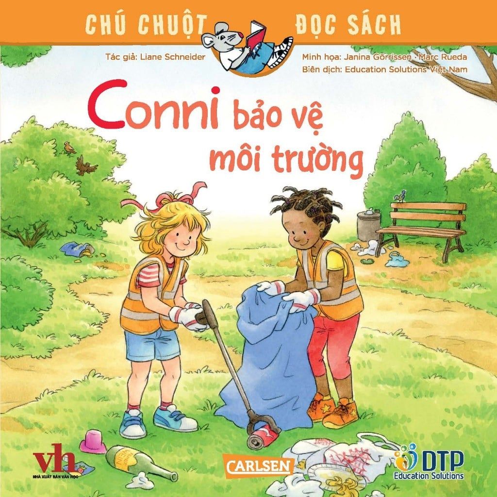 Combo truyện Conni và những câu chuyện hàng ngày combo 3 - chú chuột đọc sách