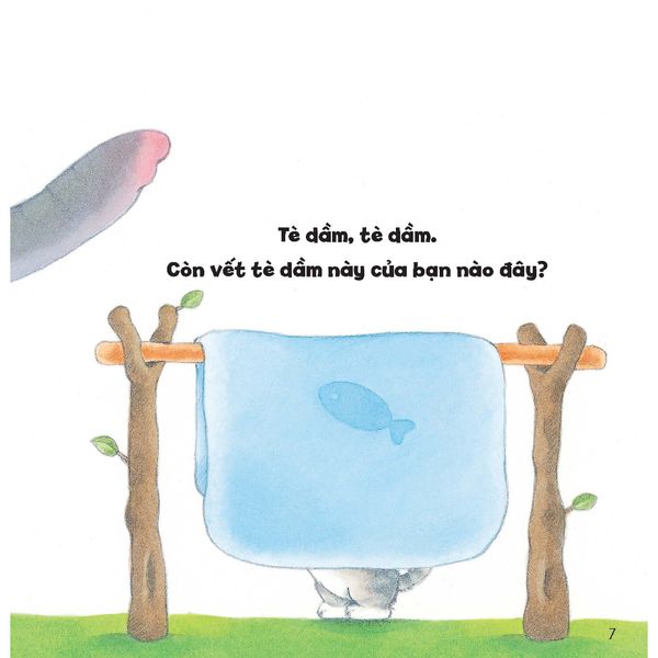 Vết tè dầm - Tủ sách Ehon cho bé - Sách tranh Ehon Gấu con Kuma