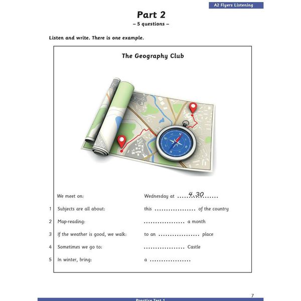 CYLET A2 Flyers - Practice Tests 1-5