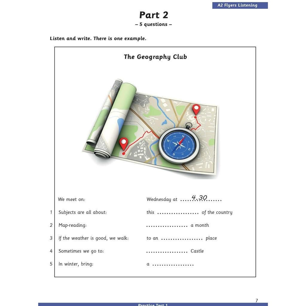 CYLET A2 Flyers - Practice Tests 1-5